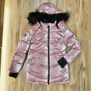 Justice Pink and Black Jacket